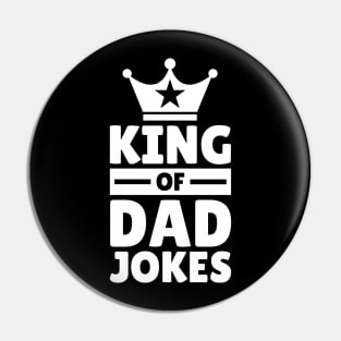 King Of Dad Jokes Pin