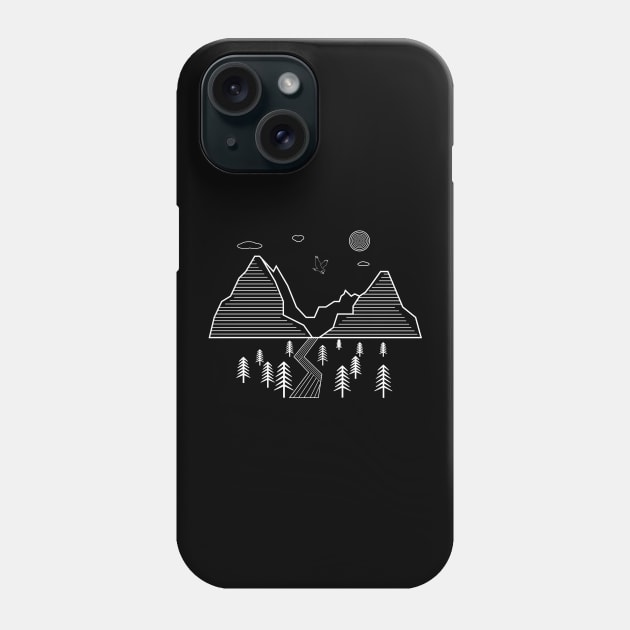 Mountain Scene Phone Case by creationoverload