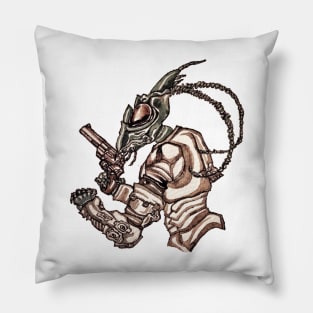 Praying Mantis Pirate Pillow