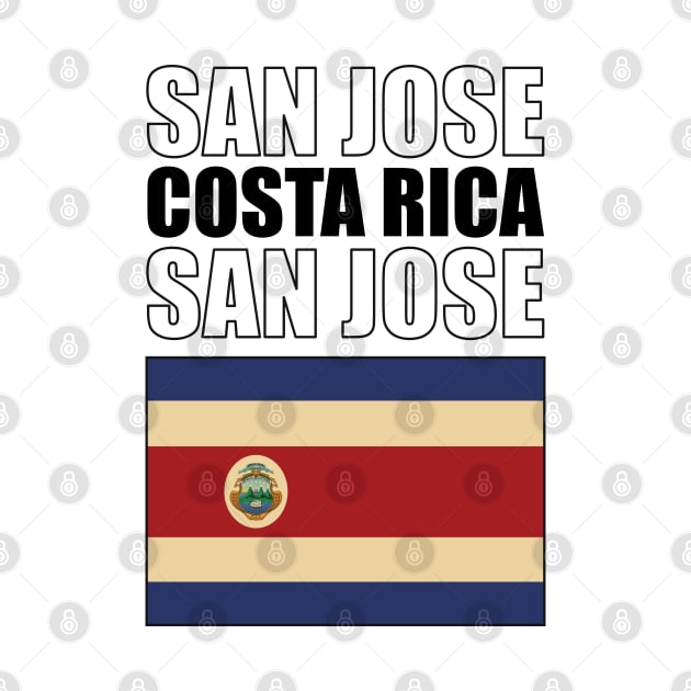 Flag of Costa Rica by KewaleeTee