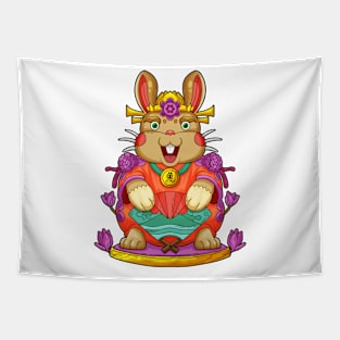 Rabbit Chinese Zodiac Tapestry