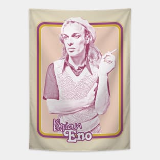 Brian Eno /\/\/\ Retro Fan Art Design Tapestry