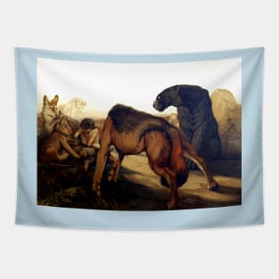 Jungle Book - Mowgli's Brothers - E.J. and Maurice Detmold Tapestry