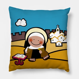 Saint Therese of Jesus Pillow