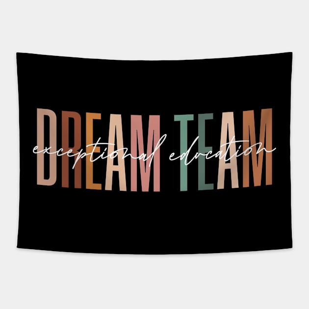 Dream Exceptional Education Team SPED Teacher Students Tapestry by BramCrye