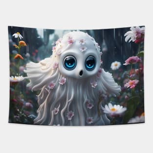 Little Flower Ghost Tapestry