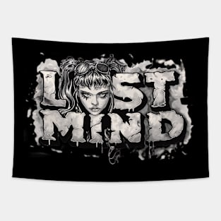 Lost Mind lady Graphic T-shirt 03 Tapestry