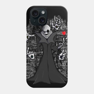 Undertale W.D Gaster mystery man fnf scientist art Phone Case