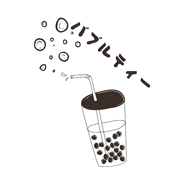 Japan Boba Tea - Anime Kawaii Bubble Tea by Huschild