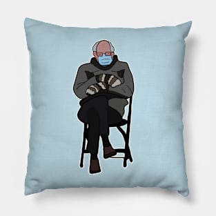 Bernie Inauguration Meme Pillow