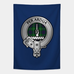 Clan MacIntyre Crest & Tartan Tapestry