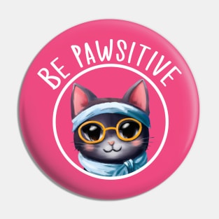 Stay Pawsitive Shirt, Be Pawsitive Shirt, Cat Positivity Shirt, Sarcastic Cat Shirt, cute paw t-shirt, Pawsitive Catitude, Funny Cat Lady Gift, Cat Mom Shirt Gift, Nerd Cat Shirt, Funny Nerdy Cat, Cute Nerd Cat Shirt, Cute Nerd Shirt, Cat Owner Gift Tee Pin