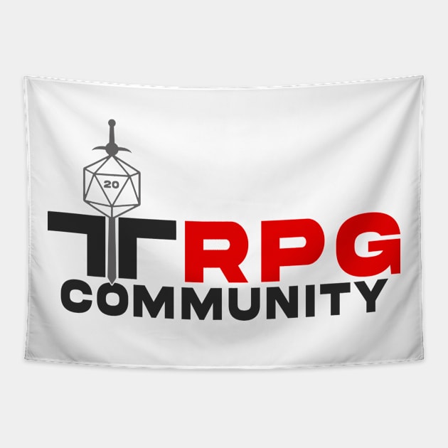 TTRPG Community logo (Light T-Shirt) Tapestry by TTRPG Community