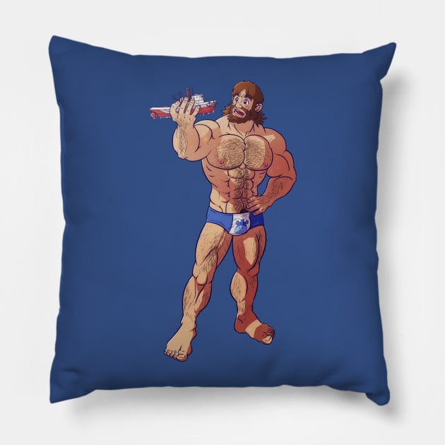 Paul Bunyan Pillow by leomon32