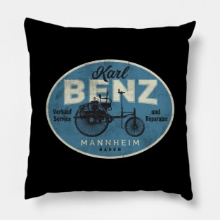 First Mercedes Benz by Buck Tee Pillow