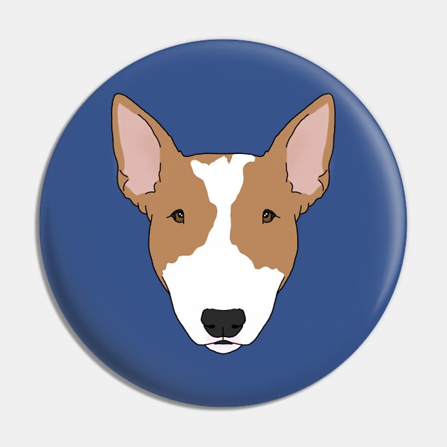 Bull Terrier Pin by childofthecorn