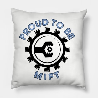 Proud to be MIFT hand drawn Pillow