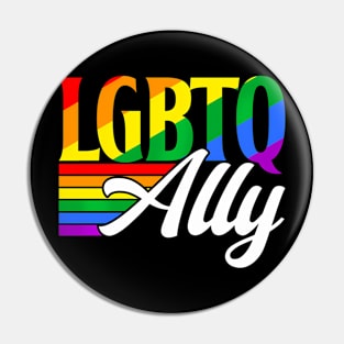 Lgbtq Ally Proud Gay Pride Lgbtq Pin