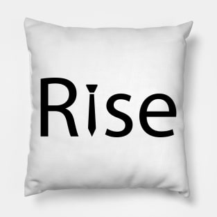 Rise rising artistic design Pillow