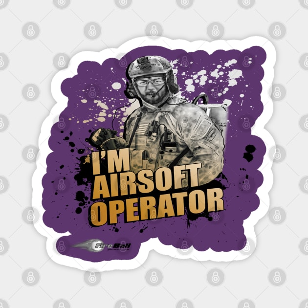 I'm Airsoft Operator Magnet by Cataraga