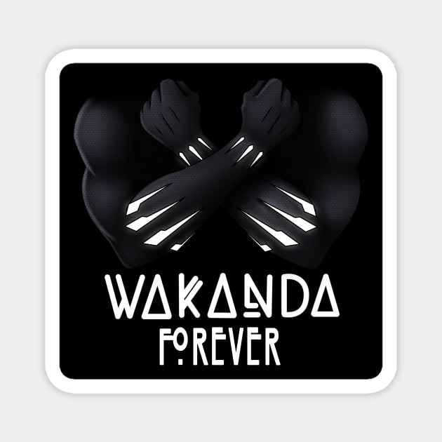 Wakanda Forever Magnet by Mike Mincey