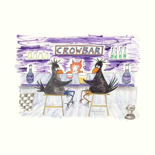 Crow Crowbar chess rook by MrTiggersShop