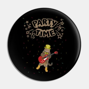 Party Cat Pin