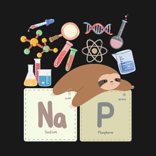 chemistry sloth nap T-Shirt