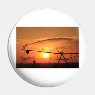 Kansas Sunset with Silhouette Pin