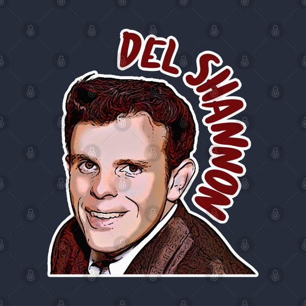 Del Shannon Retro Styled Tribute Artwork by DankFutura