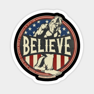 Bigfoot believer Magnet