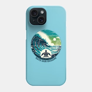 Save Our Oceans Sea Turtle Phone Case