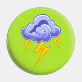 Lightning Storm Cloud Pin