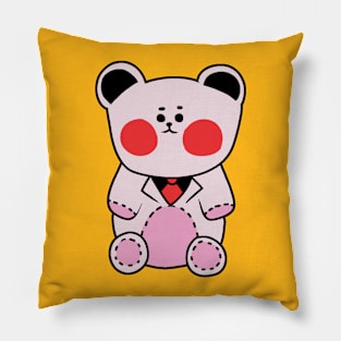Pink Teddy Pillow