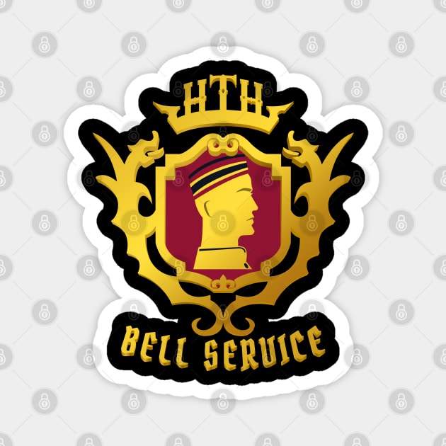 Hotel Hollywood Bell Service Magnet by DeepDiveThreads