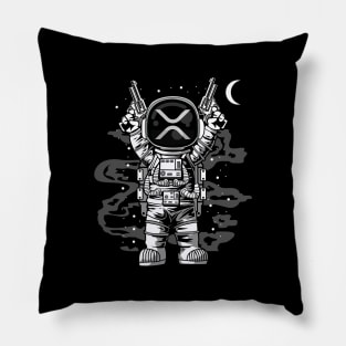 Astronaut Ripple XRP Coin To The Moon Crypto Token Cryptocurrency Wallet HODL Birthday Gift For Men Women Pillow