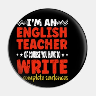 English Teacher Linguistics Grammar Professor Writer Editor Pin