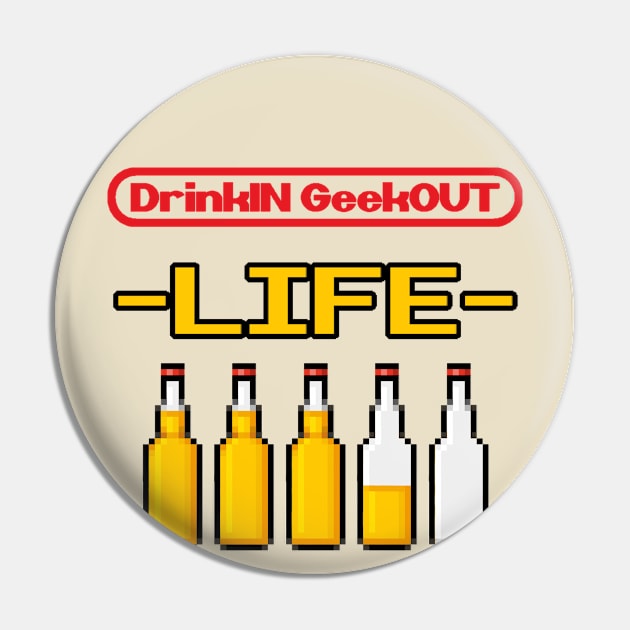 Beer is Life Pin by DrinkIN GeekOUT Armor Shop