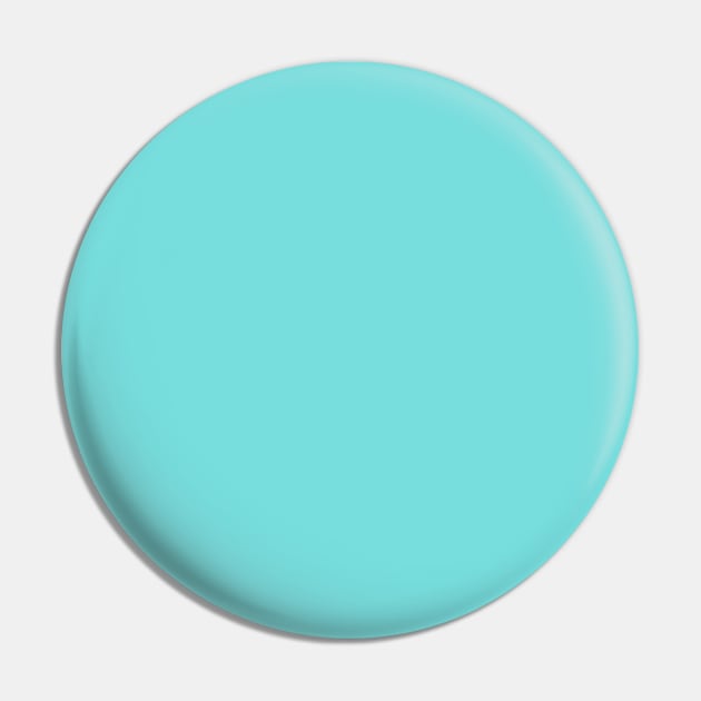 Aquamarine Solid Color Pin by Whoopsidoodle