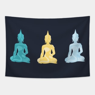 3 Buddhas Tapestry