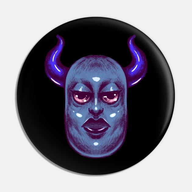 Blue devil Pin by Yadoking