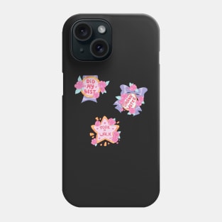 Self care stickers Phone Case