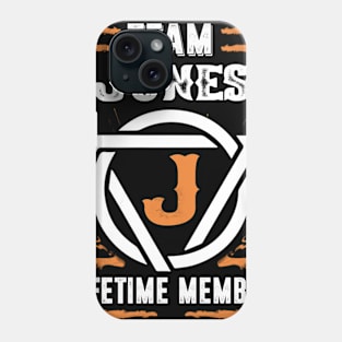 Team Jones Lifetime Member Gift T-shirt Surname Last Name Phone Case