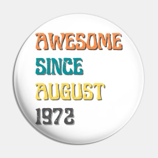 Birthday month August Pin