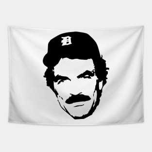 Tom Selleck // Gift For Christmas Black Tapestry