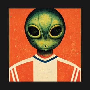 alien passport photo, alien selfie T-Shirt