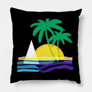 Sailing in the Tropics Pillow