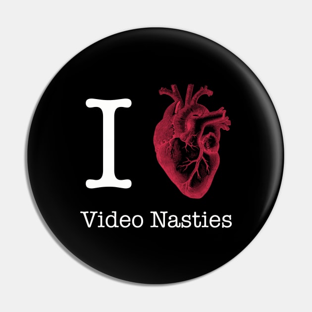 Video Nasties Pin by @johnnehill