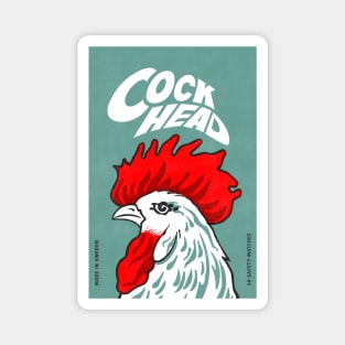 Cockhead Matchbox Label Retro Style #4 Magnet