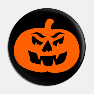 Funny Cartoon Halloween Pumpkin Face Pin